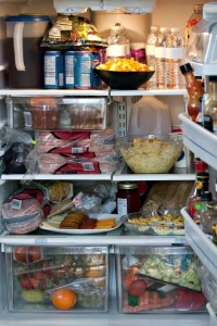 inside of refrigerator