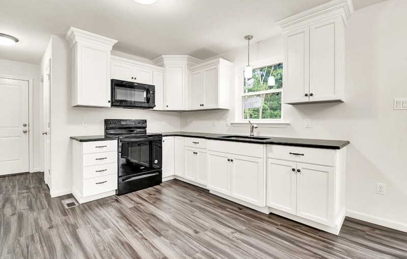 Kitchen, White Cabinets