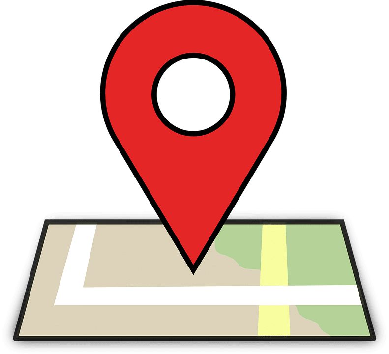 map and pin icon