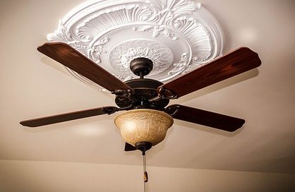 Ornate ceiling fan