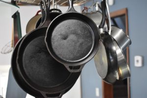 hanging pans