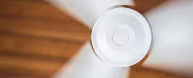 spinning ceiling fan