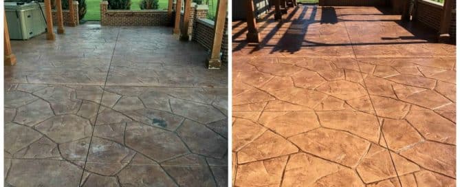 stamped concrete