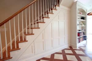 storage underneath your stairs