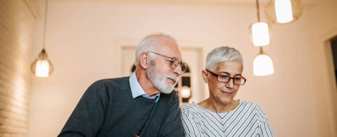 retired couple