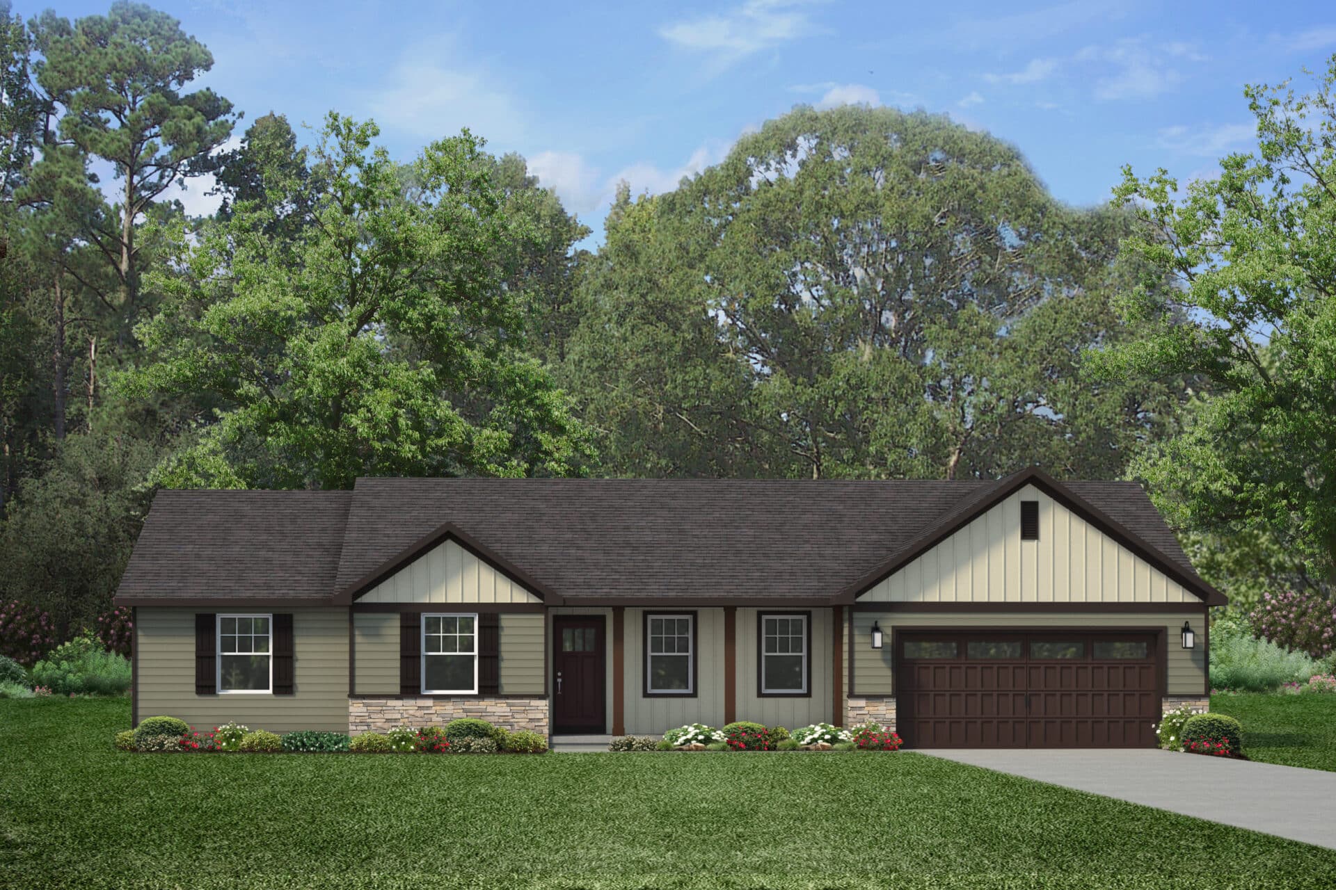 Exterior of the home for sale