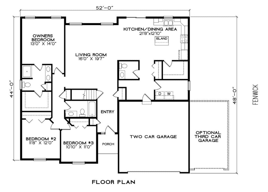 Fenwick 1st Floor Plan