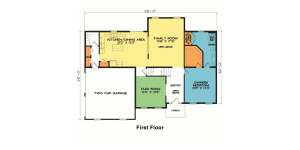 Belmont 1st Floor - Home Plan